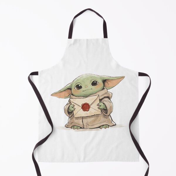 Item preview, BABY YODA WITH WAX SEALED LETTER designed and sold by LIS AND MELIVERSO.