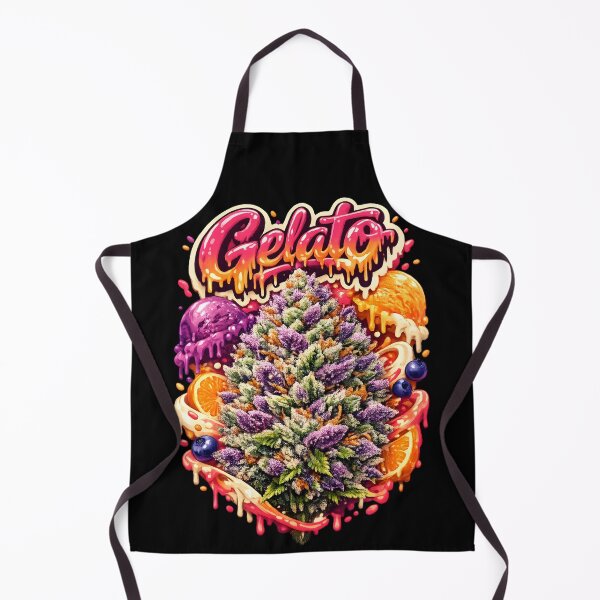 Item preview, Gelato Sherbet Graffiti Print | Creamy Berry Gelato Strain Typography | Sweet Indica Weed 420 Ice Cream Poster designed and sold by WAUZ.