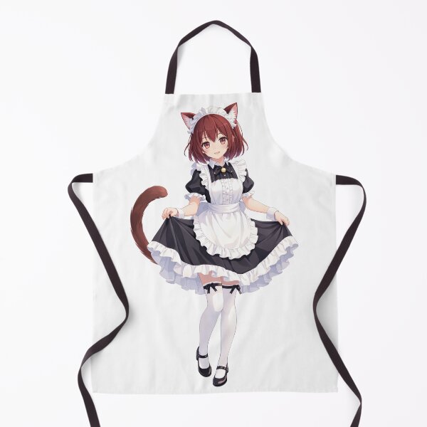 Item preview, anime cat girl maid designed and sold by lilypadblue.