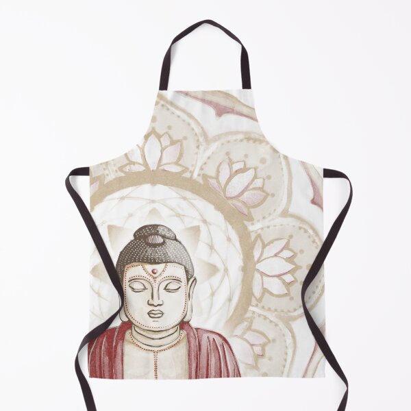 Item preview, Buddha Padma Watercolor - Ruby Earth - Fawn Dove Ruby Halo designed and sold by Irene Estelle.