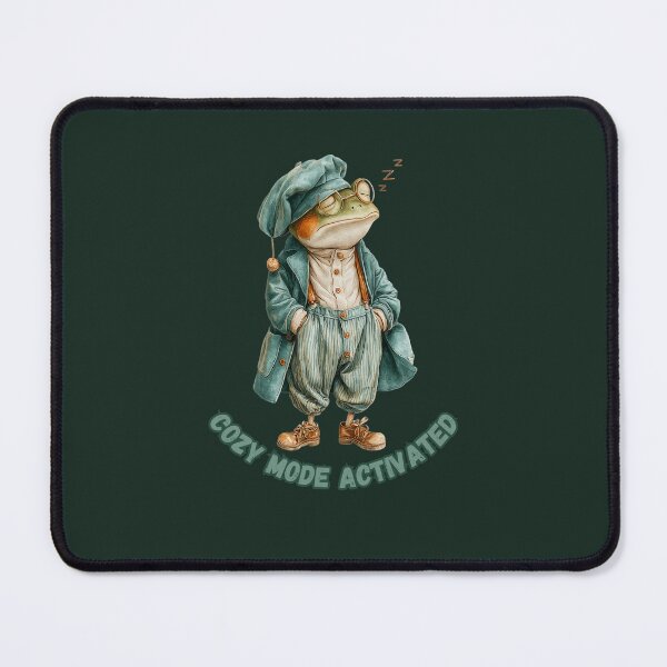 Item preview, Sleepy Vintage Frog Character Illustration designed and sold by All About DigiCraft by Fedelina.