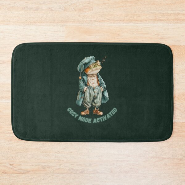Item preview, Sleepy Vintage Frog Character Illustration designed and sold by All About DigiCraft by Fedelina.