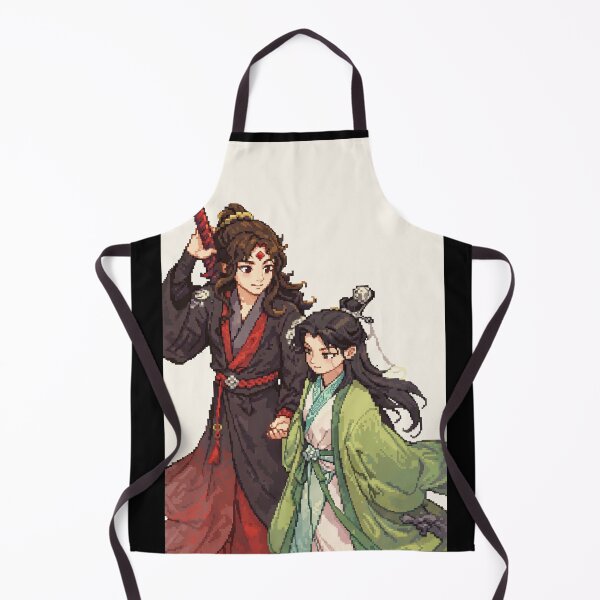 Item preview, shen qingqiu and luo binghe pixel art designed and sold by lilypadblue.