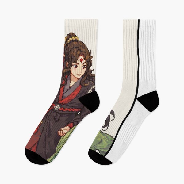 Item preview, shen qingqiu and luo binghe pixel art designed and sold by lilypadblue.