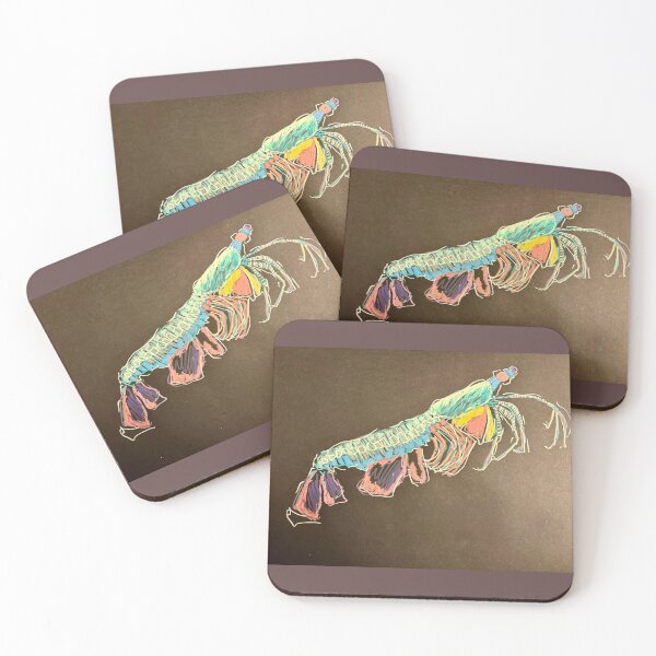 Item preview, peacock mantis shrimp designed and sold by junehog.
