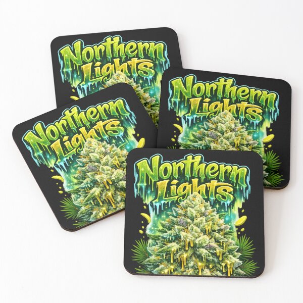 Item preview, Northern Lights Graffiti Classic Print | Pine Earth Strain Bud Typography | Legendary Indica Weed 420 Vintage Poster designed and sold by WAUZ.