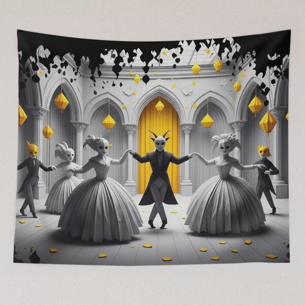 Item preview, The Dance of Carcosa: The Hall of Lanterns designed and sold by Cute&B.