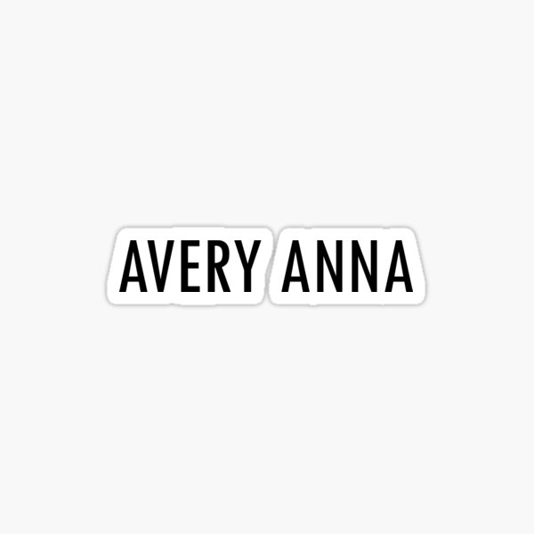 Avery Anna Sticker