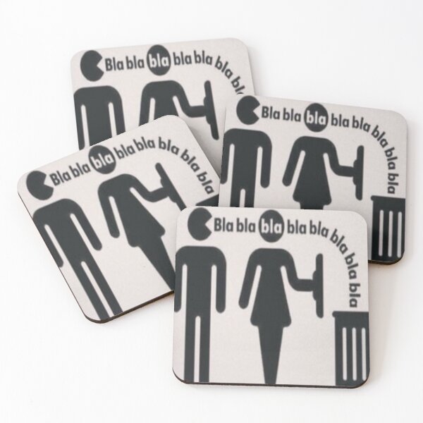 Item preview,  bla bla to trash designed and sold by FUNNY AND ROMANTIC.