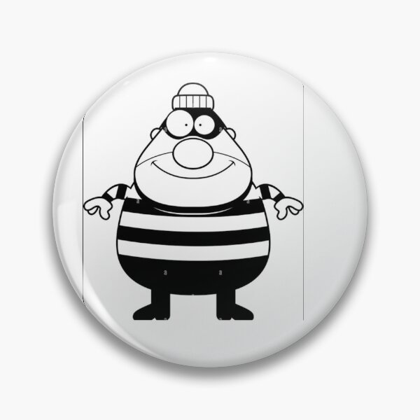 Item preview, Copy of Funny Cartoon Robber Graphic Tee | Vintage Black & White Thief Illustration | Streetwear Aesthetic Shirt designed and sold by EssentialsWear.