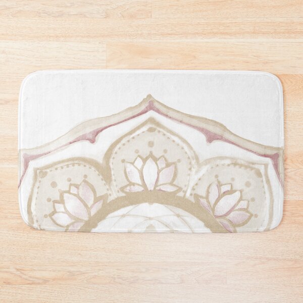 Item preview, Buddha Padma Watercolor - Wine Earth - Fawn Dove Ruby Halo designed and sold by Irene Estelle.