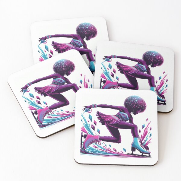 Item preview, Female Afro Skater designed and sold by Lucienne Reimagined.