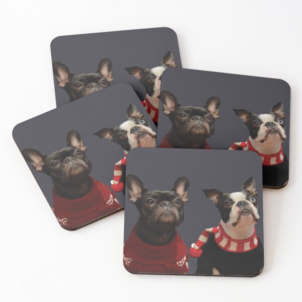 Item preview, Festive Dogs Wearing Cozy Winter Outfits designed and sold by Arturo Daniel Garcia Palomo.