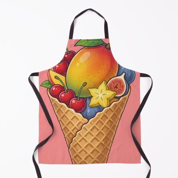 Item preview, Tropical Fruit Waffle Cone designed and sold by Bug by Design.