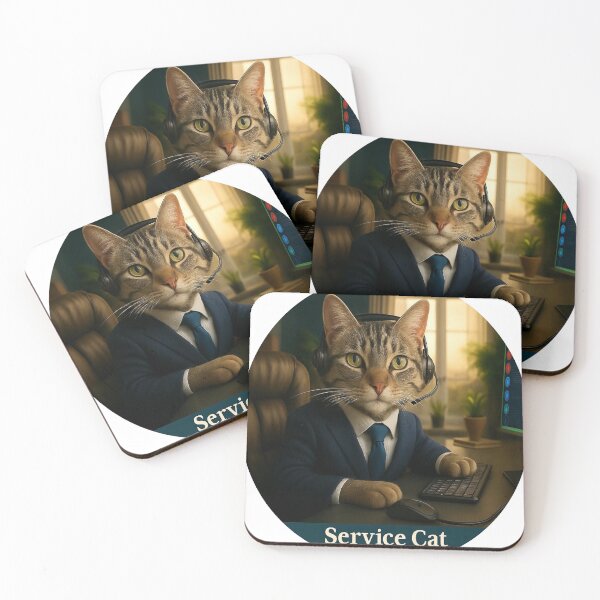 Item preview, Service Cat designed and sold by ElevateHigher.