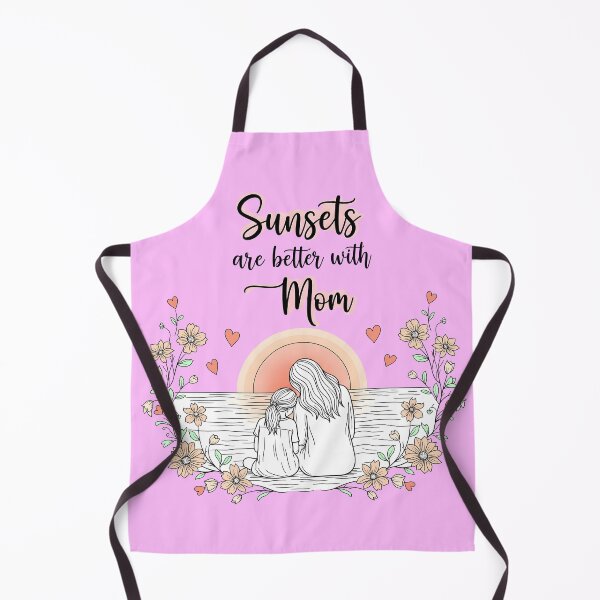 Item preview, Sunsets Are Better with Mom – Mother and Daughter Beach Sunset designed and sold by Sea Gem.