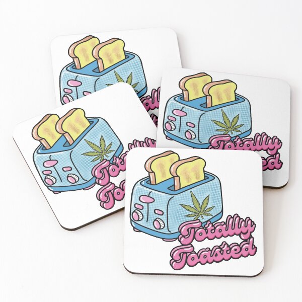 Item preview, Totally Toasted Funny Cannabis Weed Stoner Art designed and sold by MycoMindsMedia.