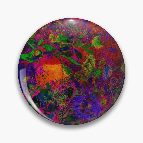 Artikelvorschau, Dunkle, florale Ästhetik | Lebendiges psychedelisches Design für Drucke, Handyhüllen & Wanddekoration entworfen und verkauft von BatNature.