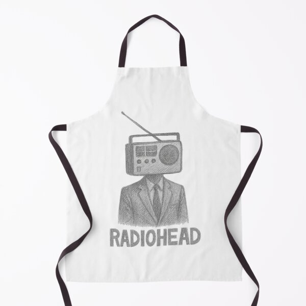 Item preview, Radiohead Surreal Sketch – Man in Suit with Radio Head Black & White designed and sold by Donsean22.