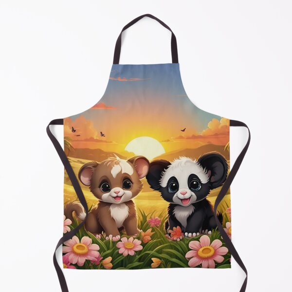Item preview, Cute Cartoon Panda and Cub Sunset Friends designed and sold by CASASIS_MERCH.