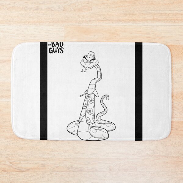Item preview, Copy of “The Bad Guys Cartoon Coloring Page – Funny Animal Gang Illustration -Snake designed and sold by EssentialsWear.