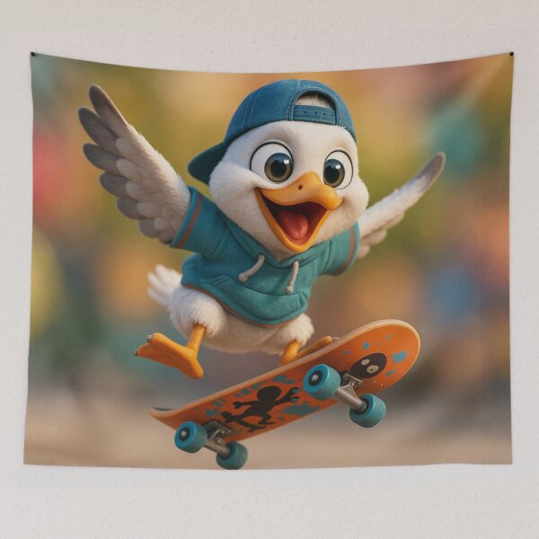 Item preview, Skater Seagull  designed and sold by Sillytoe.