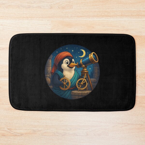 Item preview, Astronomer Penguin designed and sold by Fort Galaxy.