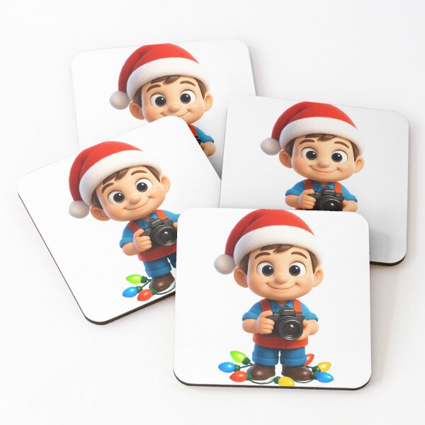 Item preview, Christmas Photographer Boy designed and sold by Sillytoe.