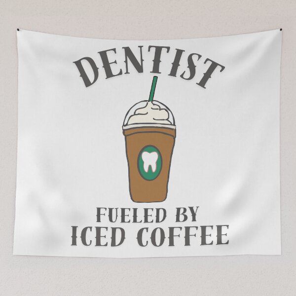 Item preview, Dentist fueled by iced coffee designed and sold by TaraPen.
