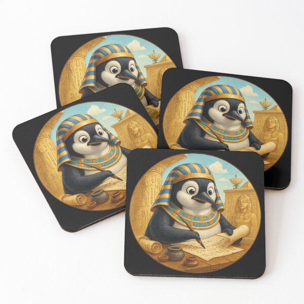 Item preview, The Nile Scribe Penguin designed and sold by Fort Galaxy.
