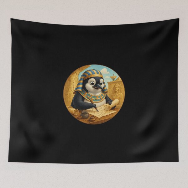 Item preview, The Nile Scribe Penguin designed and sold by Fort Galaxy.