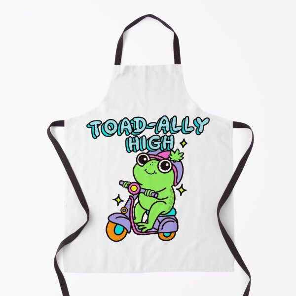 Item preview, Toad-Ally High Funny Kawaii Frog Stoner Pun designed and sold by MycoMindsMedia.