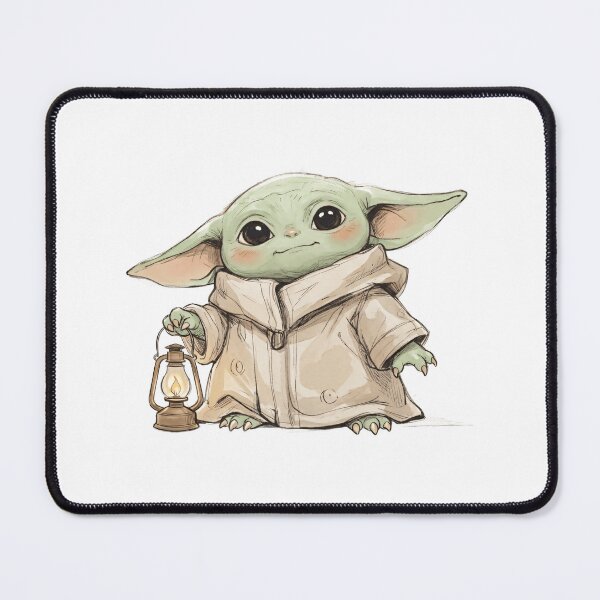 Item preview, BABY YODA WITH OIL LAMP designed and sold by LIS AND MELIVERSO.