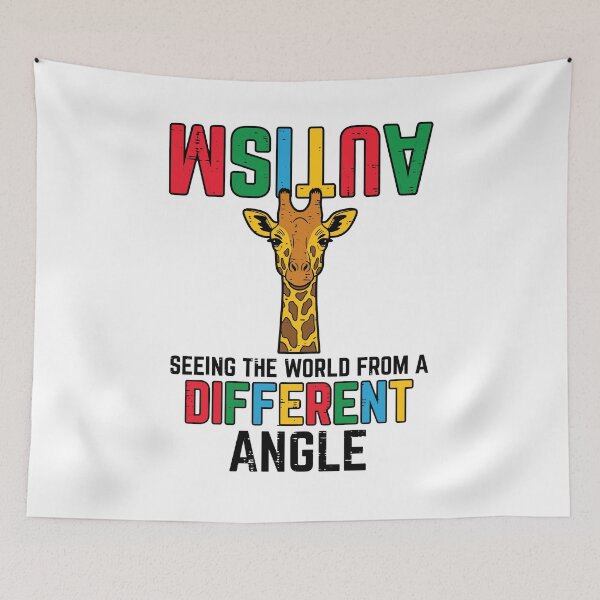 Item preview, Autism Awareness Giraffe Different Angle designed and sold by KroghDs.