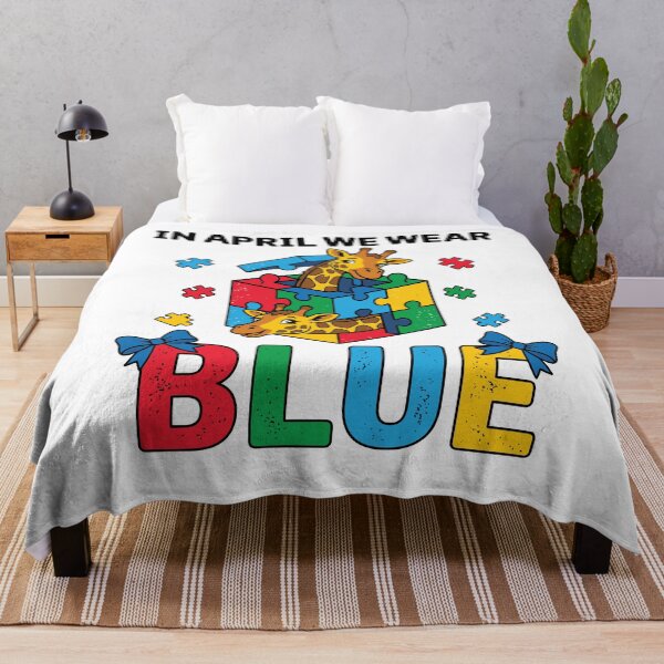 Item preview, Blue Autism Giraffe Kids designed and sold by KroghDs.