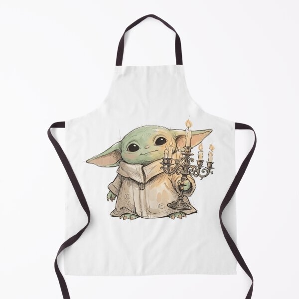 Item preview, BABY YODA WITH GOTHIC CANDELABRA designed and sold by LIS AND MELIVERSO.