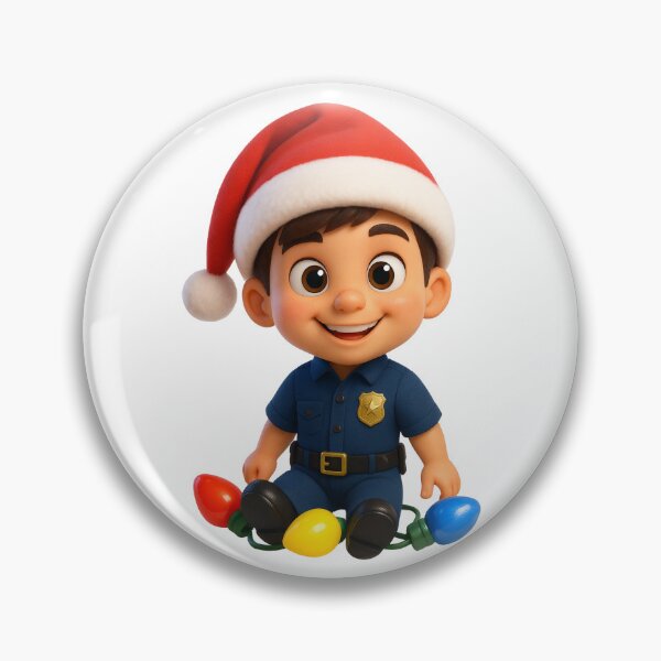 Item preview, Christmas Police Boy  designed and sold by Sillytoe.
