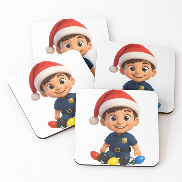Item preview, Christmas Police Boy  designed and sold by Sillytoe.