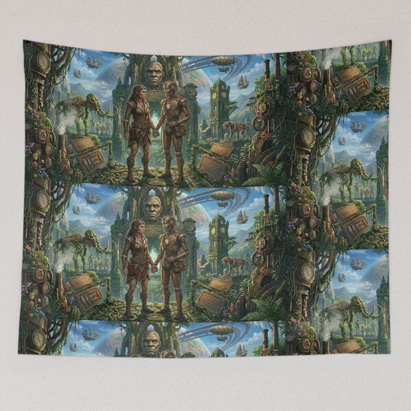 Item preview, Neanderthal + Roboter New World designed and sold by JarahDesign.