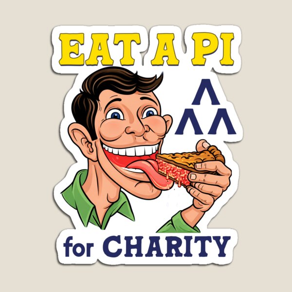 Item preview, Eat a Pie For Charity - Revenge of the Nerds designed and sold by darklordpug.