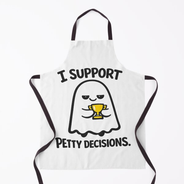 Item preview, I Support Petty Decisions Ghost designed and sold by POD DYNASTY | Original Print On Demand T-Shirt Graphics.