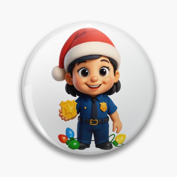 Item preview, Christmas Police Girl  designed and sold by Sillytoe.