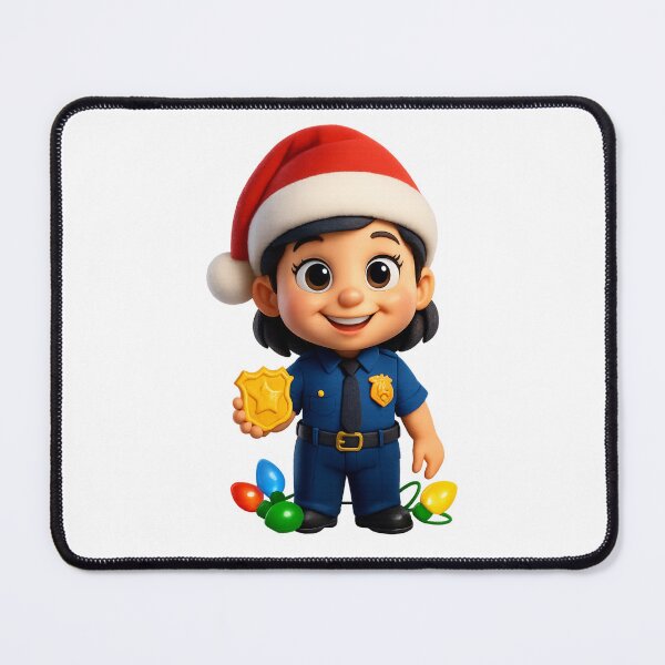 Item preview, Christmas Police Girl designed and sold by Sillytoe.