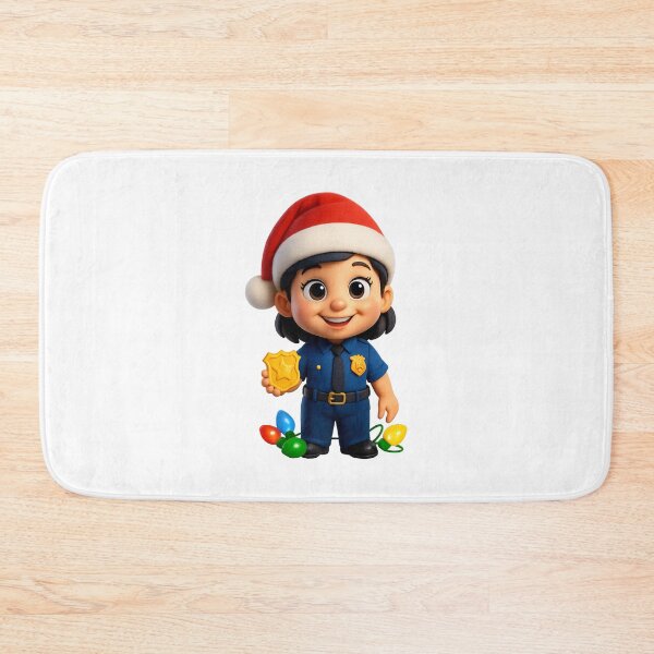Item preview, Christmas Police Girl  designed and sold by Sillytoe.