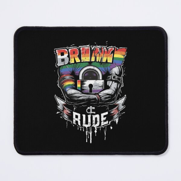 Item preview, Bold Brumm Muscular Gay Pride Art With Lock designed and sold by InkDazzle.