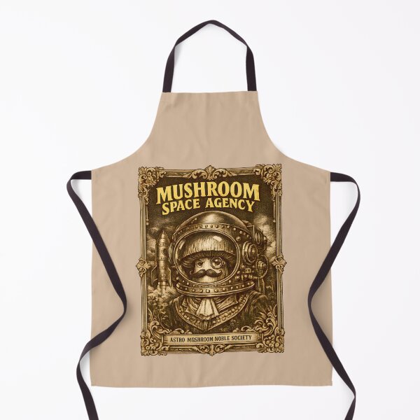 Item preview, Victorian Mushroom Astronaut – Whimsical Vintage Space Exploration Illustration designed and sold by Rawecz Studio.