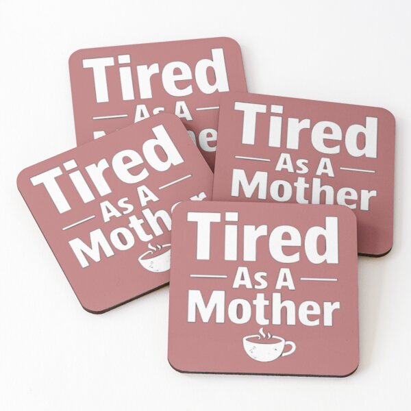 Item preview, Tired As A Mother Funny Mom Shirt Cute Exhausted Mom Gift designed and sold by ShoopingAn.