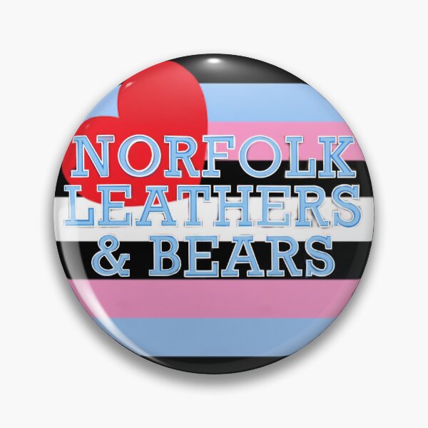 Item preview, Norfolk Leathers and Bears Logo with the Trans Leather Pride Flag Design  designed and sold by HJRex.