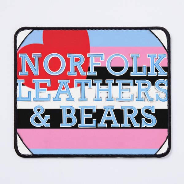 Item preview, Norfolk Leathers and Bears Logo with the Trans Leather Pride Flag Design  designed and sold by HJRex.