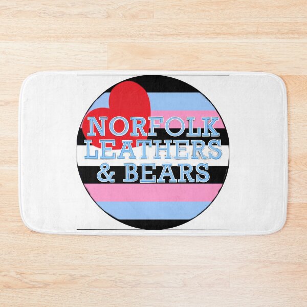 Item preview, Norfolk Leathers and Bears Logo with the Trans Leather Pride Flag Design  designed and sold by HJRex.
